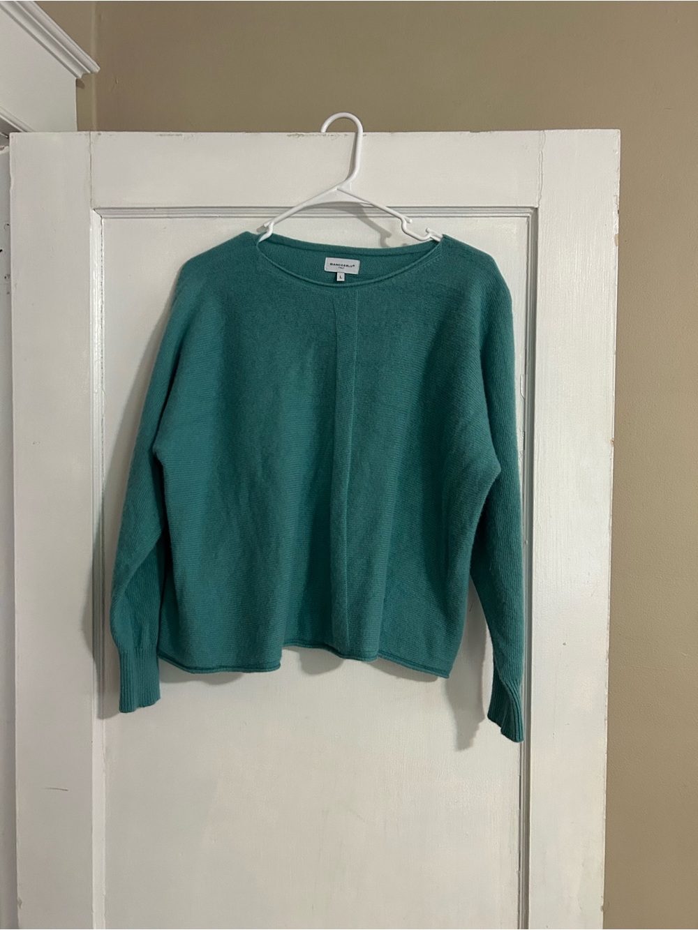 Women’s Teal Crewneck Sweater - Soft Relaxed Pullover
